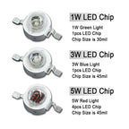 10-100pcs 1W 3W High Power LED Light-Emitting Diode LEDs Chip SMD Warm White Red Green Blue Yellow SpotLight Downlight Lamp Bulb
