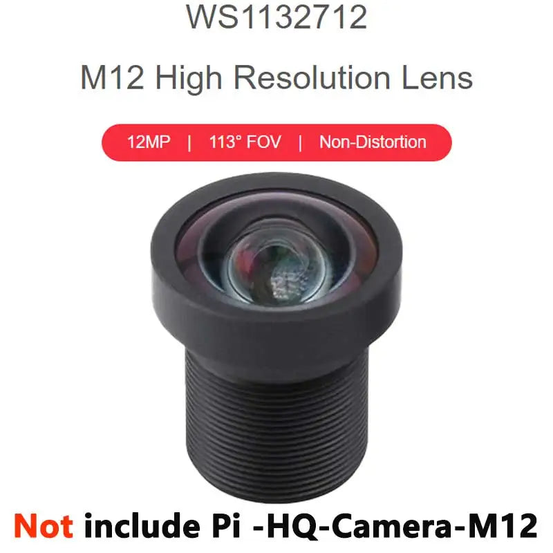 Raspberry Pi High Quality HQ Camera M12 For Lens 12MP 8mm/3.2mm/113 2.7mm/14MP 2.72mm/5MP 25mm/16MP 105 3.56mm