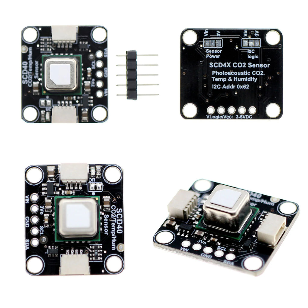 SCD40/SCD41 Gas Sensor Module Detects CO2 Carbon Dioxide Temperature and Humidity Sensor I2C Communi