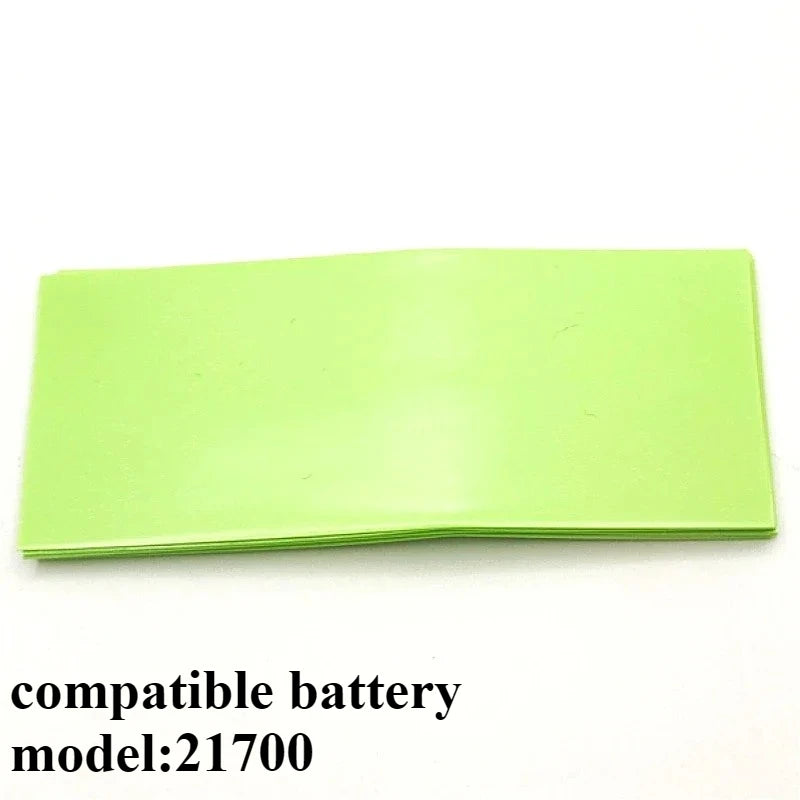 21700 Lithium Battery PVC Heat Shrinkable Film Battery Skin Heat Shrinkable Sleeve 10pcs/bag