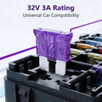 AGASHE 1‑50AWG Inline Blade Fuse Holder 2A‑50A Blade Fuse Kit Auto RV Truck Boat Marine Vehicle Circuit Protection Replacement