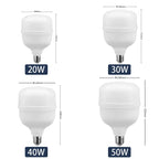 1-5pcs 50W 10W 5000lm Super Bright LED Bulb AC 110V 220V E27 LED Lamp Lampada LED Light Illa Lighting Lamp for Home Livingroom