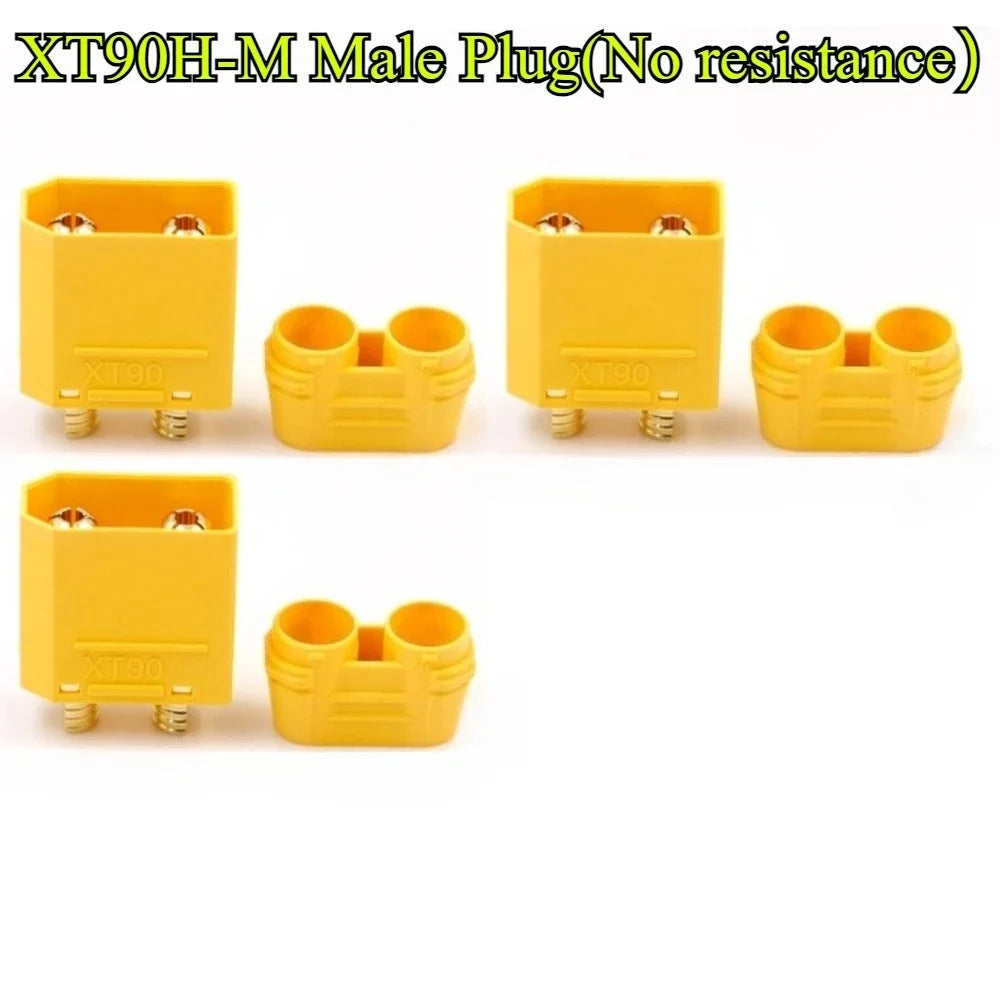 1/2/3/5Pcs XT90S Anti Spark Connector Amass XT90-S XT90H-M Plug Connector Anti-Spark Male Female Adapter For RC Car Lipo Battery