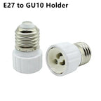 2pcs E26 E27 E39 E40 Gu10 Gu24 MR16 G5.3 G23 G24 G9 B22 BA15D BA15S LED CFL Lamp Holder Light Socket Converter Extension Adapter