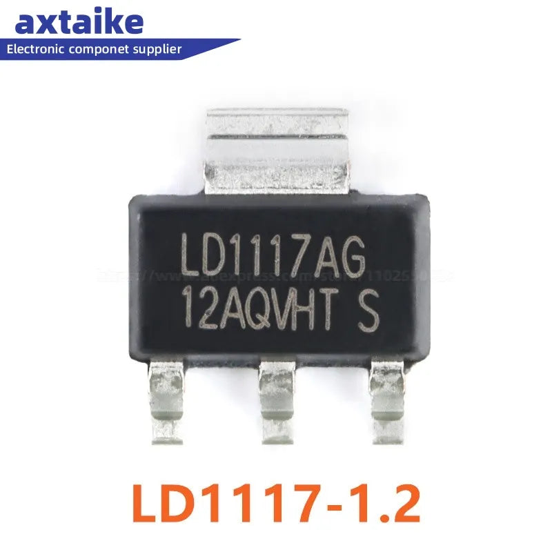 20PCS LD1117AG LD1117-ADJ LD1117-5.0 LD1117-3.3 LD1117-2.5 LD1117-1.8  LD1117-1.2 SOT-223 Low Dropout Linear Regulator Chip IC