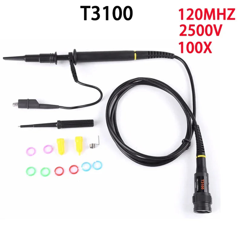 Hantek P4100 T3100 P6100 High Voltage Oscilloscope Scope Probe x100 100MHZ Oscilloscopi Probe Universal Oscilloscope Multimeter