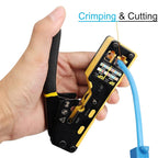RJ45 CAT7 CAT6A Crimping Tool Connector for Cat7/6a/6/5e Network Connector Wire Cutter Wire Stripper Ethernet Crimper