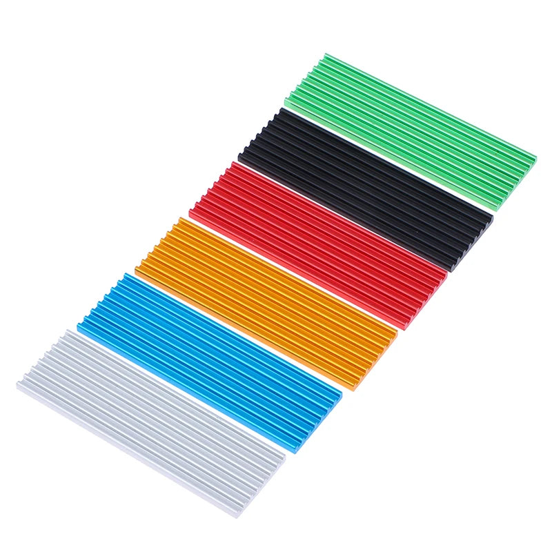 1set M.2 SSD Heat Sink NVME NGFF M.2 2280 Solid State Hard Disk Aluminum Heatsink Cooler Radiator Thermal Cooling Pad For PC