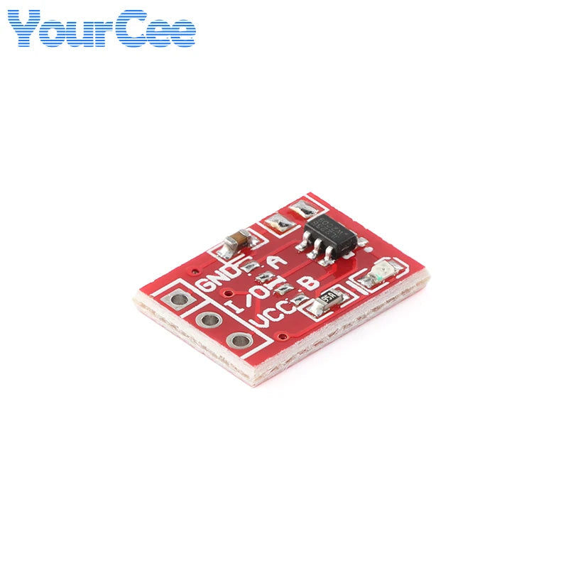 50pcs/5pcs TTP223 Touch Button Module Capacitor Type One Single Channel Self Locking Touch Switch Sensor 15*11mm 2.5-5.5V