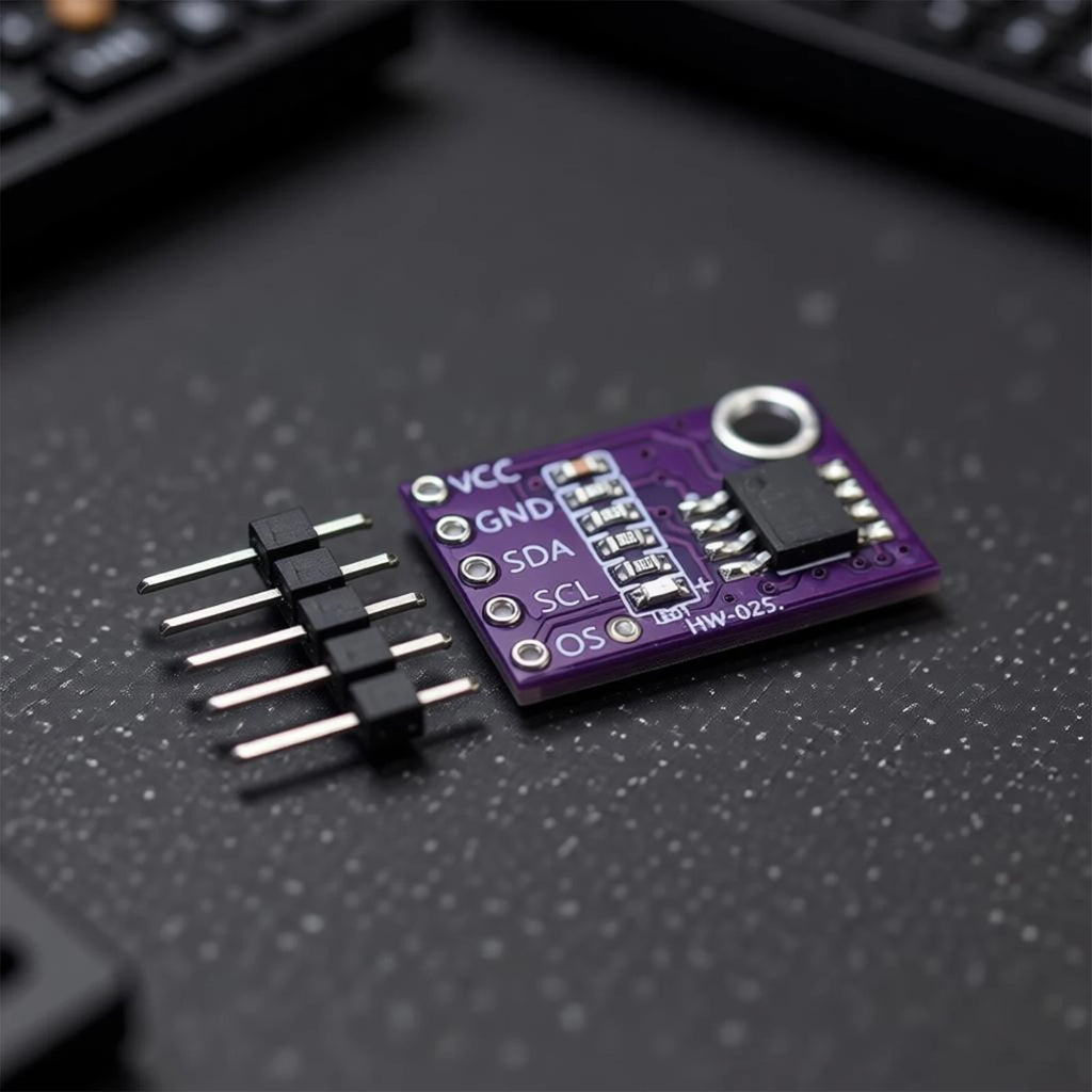 LM75 LM75A Temperature Sensor Module LM75BD High Speed I2C Interface Temp Sensor DIY Projects/Smart Home/Industrial Control