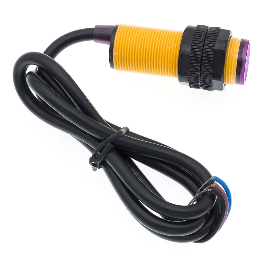 E18-D80NK Infrared Obstacle Avoidance Photoelectric Sensor Switch 3-80cm Adjustable Range Anti-Interference for Smart Car Robot