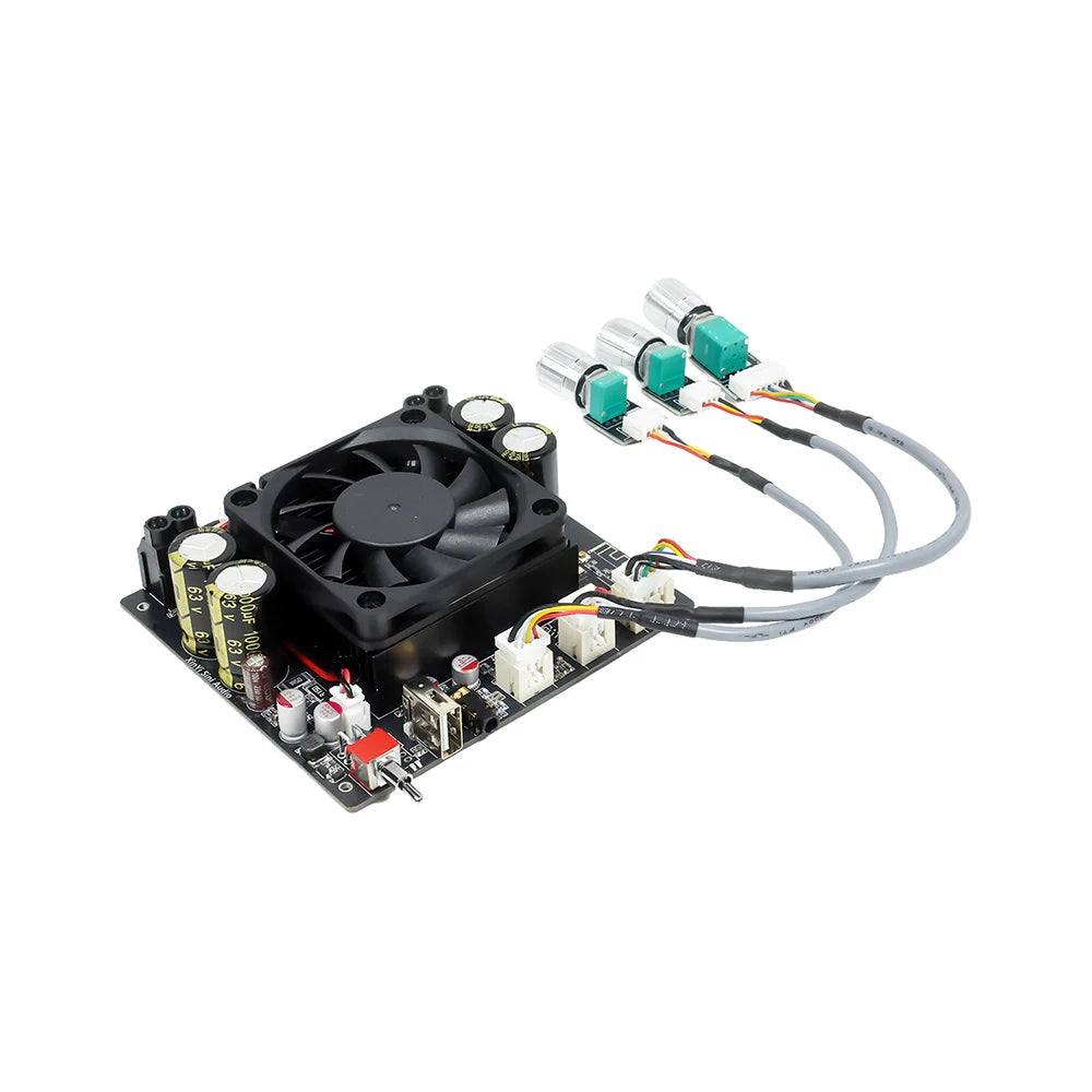 XY-T6001P Mono 600W Amplifier Board TPA3255 DC 19-51V TWS True Wireless Bluetooth 5.0 AUX USB APP Control for Car Home Audio DIY