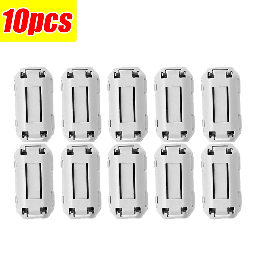 1/20pcs TDK 5mm Diameter Ferrite Core Noise Suppressor Powerline Power Cord Filter Ring Cable Clamp RFI EMI Cables Clips