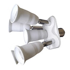 3/4/5 E26 E27 Edison Screw CFL LED Lamp Bulb Base Adapter Anti-Flame PBT Pendant Ceiling Mount Light Socket Splitter Extender
