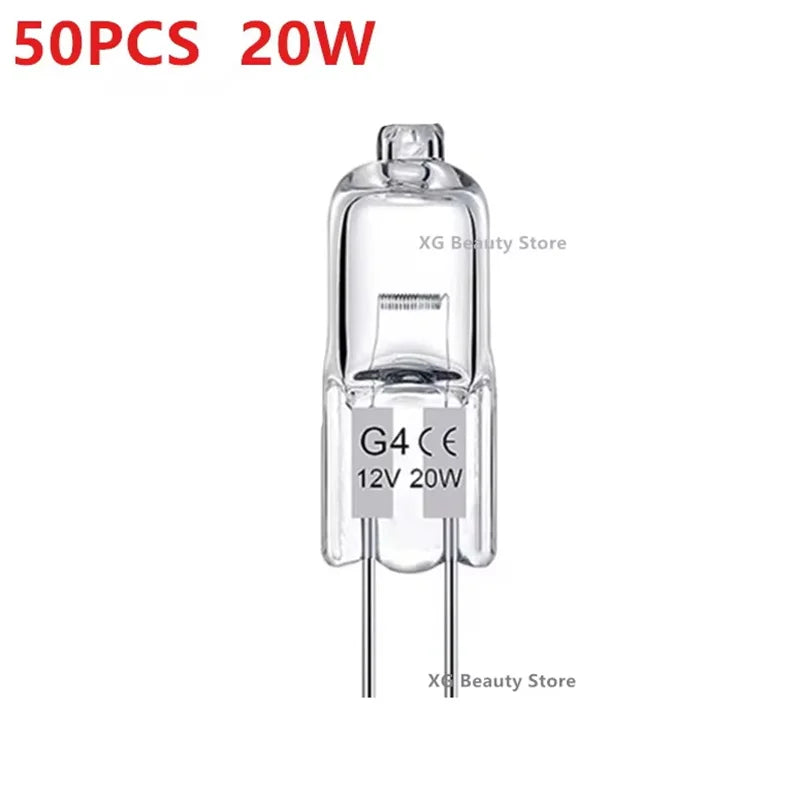 10/50/100PCS G4 12V 10W 20W LED Lamp Bulbs Eco Halogen Light Bulbs Capsule Inserted Beads Crystal Lamp Halogen Bulb Wholesale