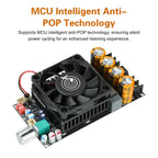 DC 18-50V ZK-3002 2G Second-Generation Upgraded Pure Post Amplifier Board 300W+300W Dual Channel Mono Amplifier Chip TPA3255