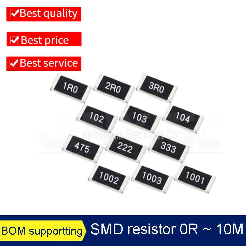 A REEL 0805 1%  SMD resistor 0R ~ 10M 1/8W 0R 0.01R  150 220 330R ohm 1K 2.2K 10K 100K 470K 1R 10R 100R 150R 220R 330R 1M