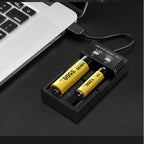 USB LCD Battery Smart Charger 1/2/4 Slots Dual For 18650 3.7V Rechargeable Lithium Battery For 1.2V NI-MH AA / AAA Battery