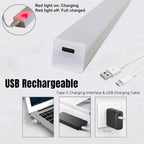 AITHEA LED Motion Sensor Light Wireless USB  Rechargeable Night Light Portable Induction Lamp for Cabinet Wardrobe Staircase