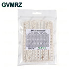 0201 0402 0603 0805 1206 1% 5% SMD Resistor Assorted Kit 1R-1M 10K 100K 1K 100R Resistance Set DIY