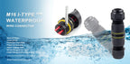 1Pcs I & T Shape Wire Connector 2/3/5 Pin Waterproof Connectors Fast Screw Connection Push-in Terminals Electric Junction Box