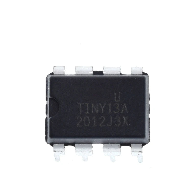 ATtiny13A-PU 8-Pin DIP AVR Microcontroller IC Embedded MCU for DIY Projects