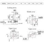N20 Reduction Motor, N30 Micro Reduction Motor, 12MM Gear Reduction Box, 15BY Stepper Motor