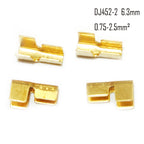 100/200/500/Pcs  U-Shaped Copper Wire Crimps H62 Brass Wire Buckle  Fascia Butt Terminal Quick Connect 454TABC 452 453 0.2-10mm2