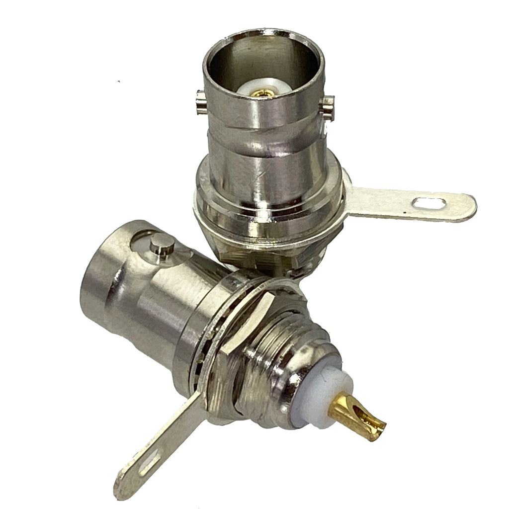 Adapter Connector BNC Male Plug & Female Jack T & Y Type Bulkhead Nut , PCB Mount & Flange RF Coaxial