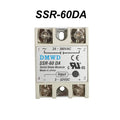 Industrial Solid State Relay SSR DA with Protective Flag SSR-40DA DC control AC Heat sink SSR-10DA SSR-15DA SSR-25DA