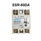 Industrial Solid State Relay SSR DA with Protective Flag SSR-40DA DC control AC Heat sink SSR-10DA SSR-15DA SSR-25DA