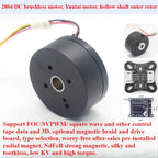 2804 DC Brushless Motor Neodymium Magnetic BLDC Hollow Shaft Infinite Outer Rotor Yuntai Motor FOC