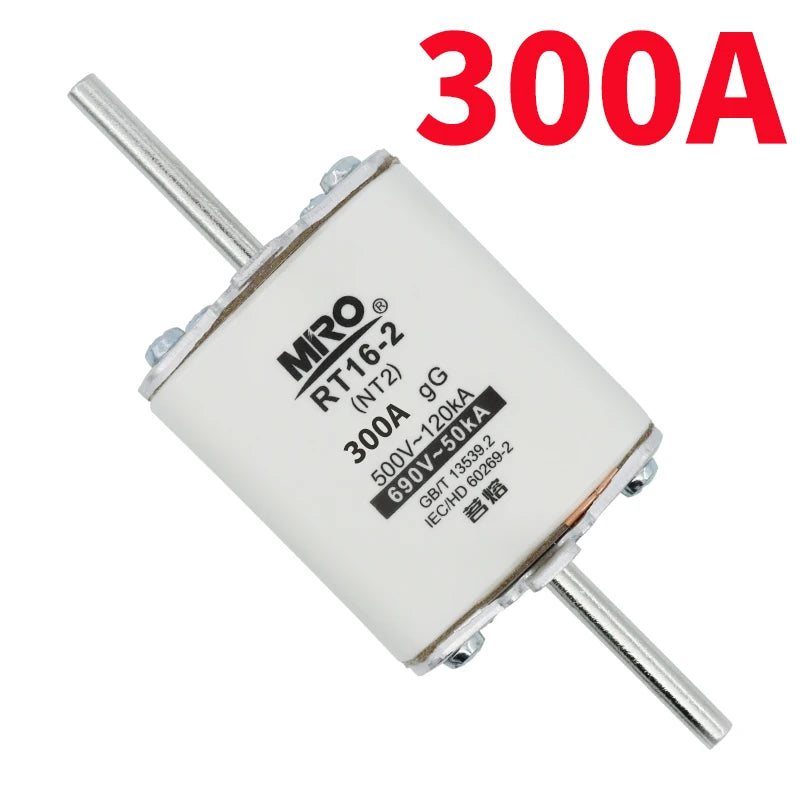 400A 350A 315A 300A Fuse Base Fuses Holder RT16-2 NT2 Quick Fast Blow Ceramic Fuses