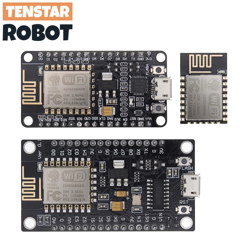 Wireless Module CH340 CP2102 NodeMcu V3 V2 Lua WIFI Internet of Things Development Board Based ESP8266 ESP-12E
