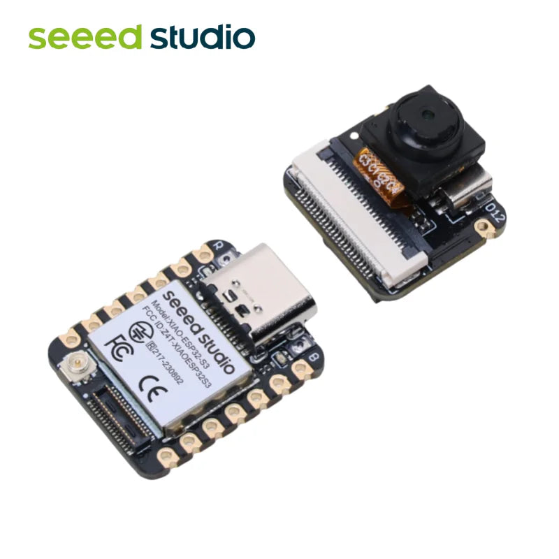 Seeed Studio XIAO ESP32 S3 Sense Seeeduino Xiao ESP32S3 Sense, OV3660 Camera Dev Board, 2.4GHz Wi-Fi, BLE, Microphone, for Ardui
