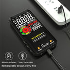 Smart Digital Multimeter USB Rechargeable True RMS EBTN DC AC Voltage Capacitance Ohm Diode NCV Hz Live WireTester