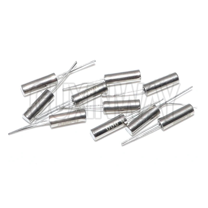 10pcs 2*6MM 3*8MM Oscillator Quartz Crystal Cylinder 32KMHz 32.768KHz 8MHz 12MHz 16MHz 24MHz Frequency Resonator 2x6 3x8