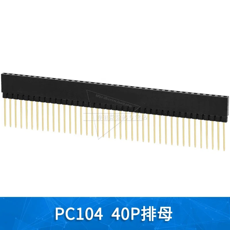2.54mm Spacing Single Row Double Row Lengthened Female Header Pin Header Long Pin Socket 11mm Pin Length 2*2 3P 4P 5P 6P 8P