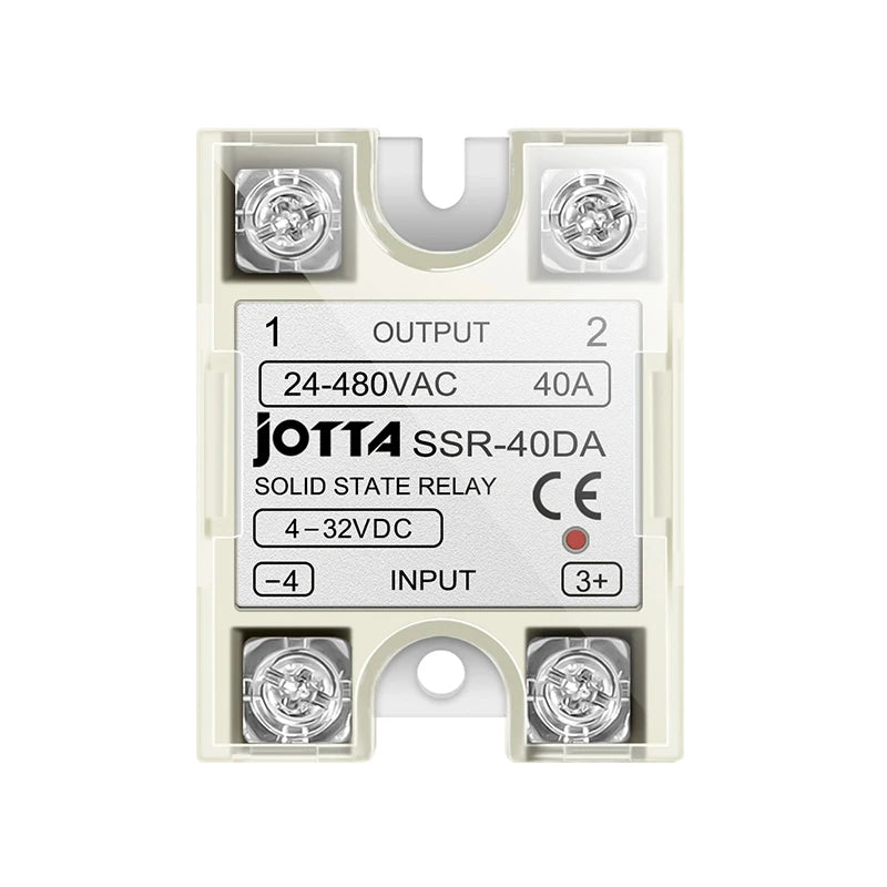 Solid State Relay Module SSR 10DA 25DA 40DA DC Control AC  Single Phase With Plastic Cover For PID Temperature Control