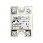 Solid State Relay Module SSR 10DA 25DA 40DA DC Control AC  Single Phase With Plastic Cover For PID Temperature Control