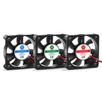5010/4020/4010/3010 5V/12V/24V Cooling Turbo Fan Brushless 2Pin For 3D Printer Extruder DC Cooler Blower Part Plastic Fans