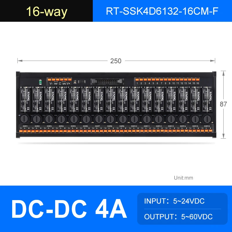 ENMG Solid State Relay Module 5-24V DC Solid State Non-Contact Relay Module DC Control AC/DC 220V Wide Voltage Constant Current