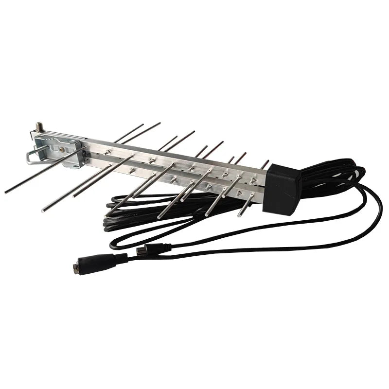 20 Unit Yagi Antenna DVB-T/T2 20E Digital HDTV TV Antenna With Cable Aluminum Strongest Signals Color Box
