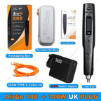 MINIWARE AirGo 140 Portable Hot Air Gun Soldering Station 140W PD USB C BGA Desoldering Rework Tool Smart Sleep Stand Kit