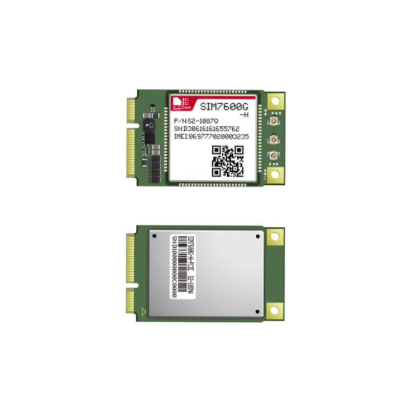 SIMCOM SIM7600 SIM7600G-H PCIE SIM7600G-H R2 MINI PCIE 4G LTE CAT4 Module Global band Support GNSS Compatible with EG25-G ﻿