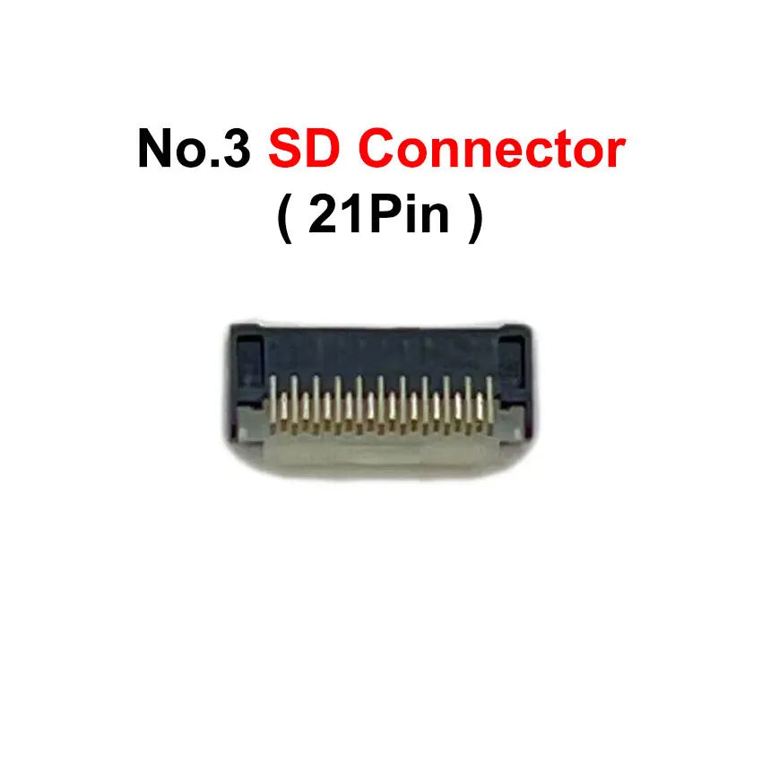 4/29/53Pin FPC Female Socket Motherboard Battery Holder Network Card Slot LCD Display Screen Flex Cable Connector For 3DS LL XL