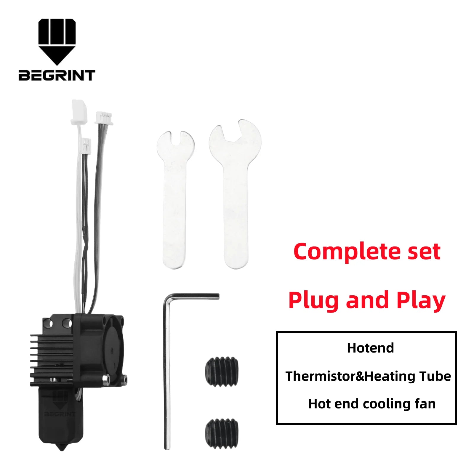 For Bambu Lab X1 Series Hotend Upgrade 2.0 Version Bambulab Bi Metal Fit Bamboo Bambu labs X1 X1C Hot End X1C Thermistor