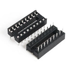 10pcs IC seat 6P/8P/14P/16P/18P/20P/24P/28P DIP IC Sockets Adaptor Solder Integrated Circuits Sockets Electronic Component