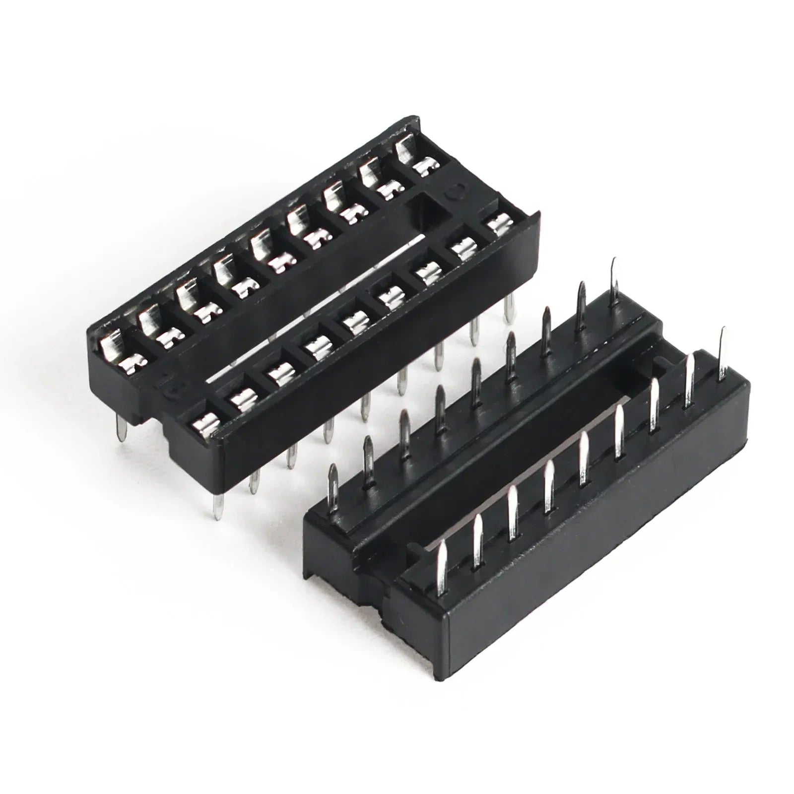 10pcs IC seat 6P/8P/14P/16P/18P/20P/24P/28P DIP IC Sockets Adaptor Solder Integrated Circuits Sockets Electronic Component