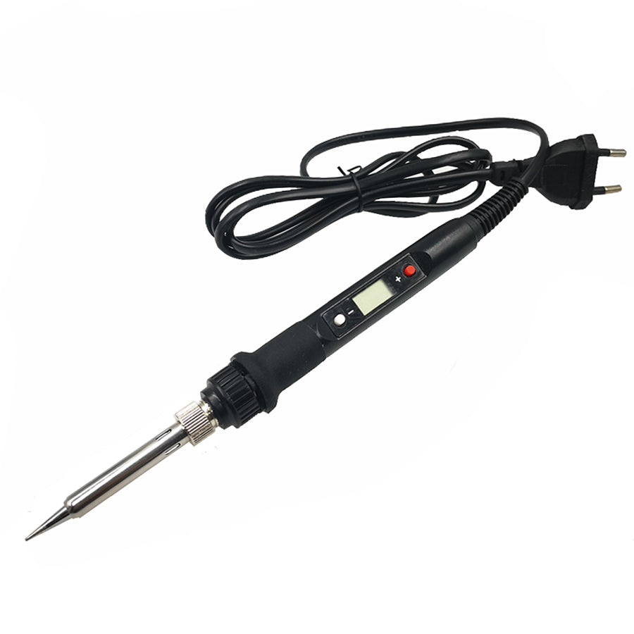 80W Digital Electric Soldering Iron Set Kit 220V 110V Temperature  Adjustable LCD Display Solder Welding Iron Tool Tips